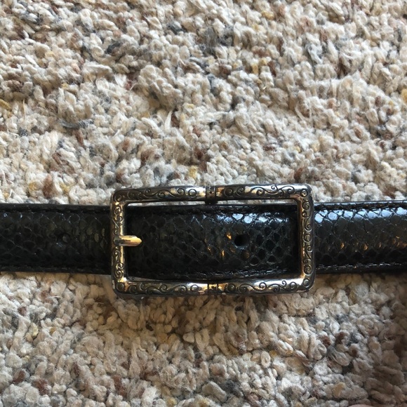 Brighton Collectibles beautiful snakeskin-esque belt. Size 34. Worn once! - Picture 1 of 3